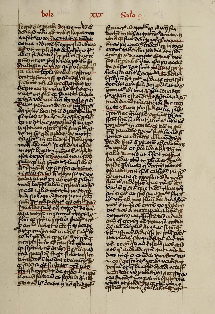 An illustration from [Postilla super totam bibliam : Parabolas, Ecclesiastes, Cantica canticorum. Prophetae minores], leaf 61
