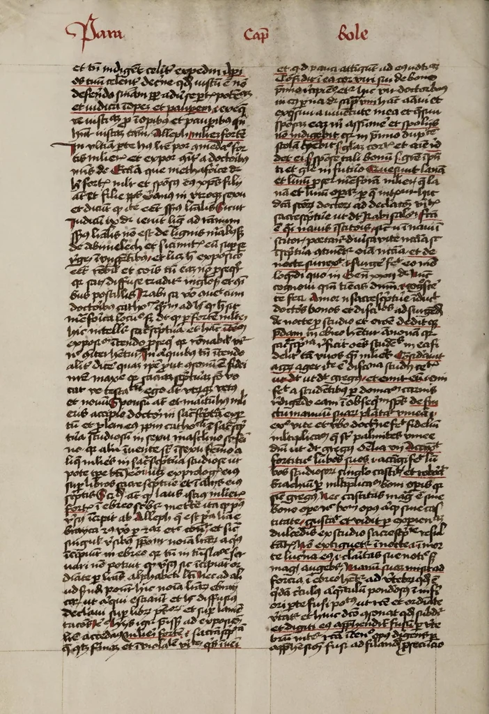 An illustration from [Postilla super totam bibliam : Parabolas, Ecclesiastes, Cantica canticorum. Prophetae minores], leaf 66