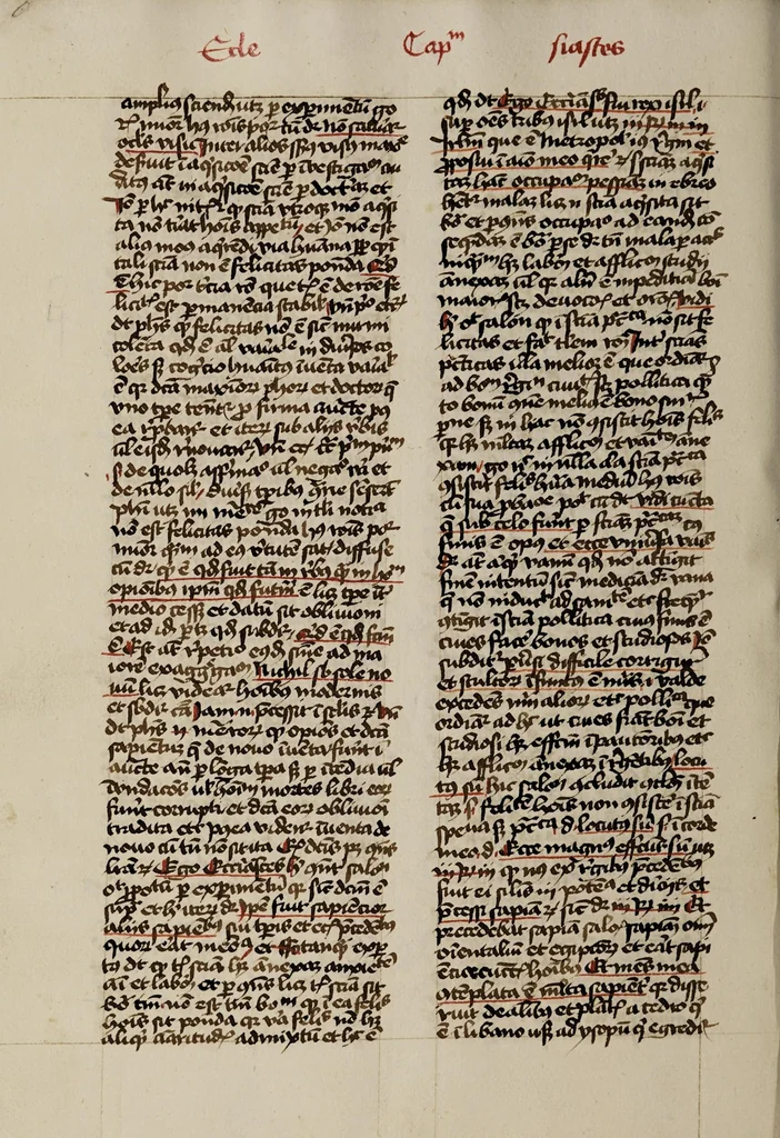 An illustration from [Postilla super totam bibliam : Parabolas, Ecclesiastes, Cantica canticorum. Prophetae minores], leaf 70