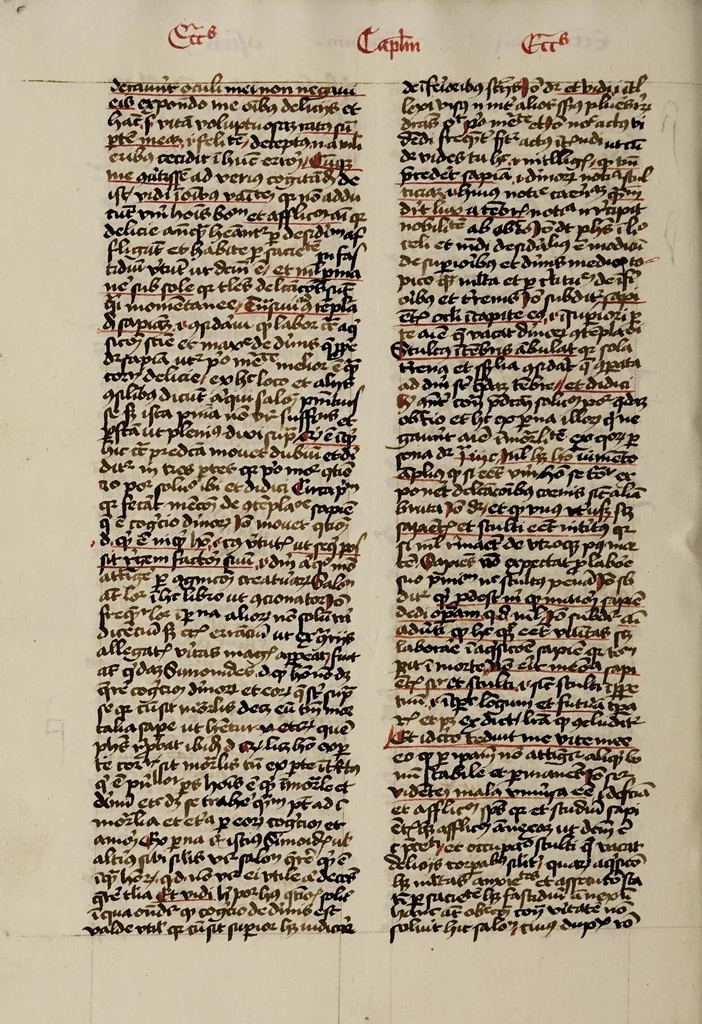 An illustration from [Postilla super totam bibliam : Parabolas, Ecclesiastes, Cantica canticorum. Prophetae minores], leaf 72