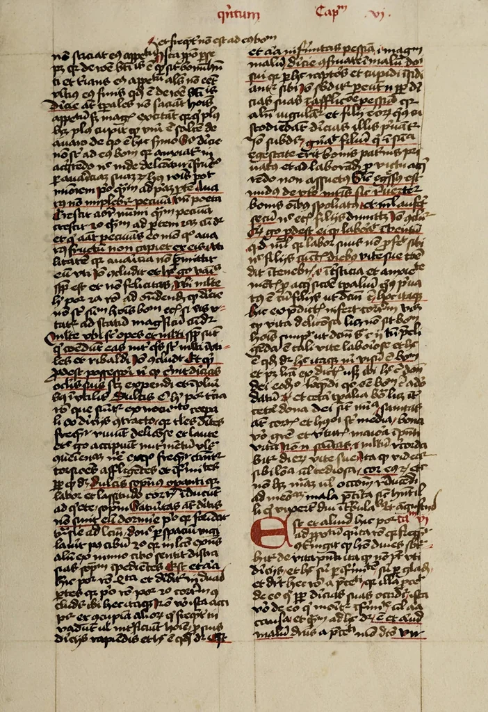 An illustration from [Postilla super totam bibliam : Parabolas, Ecclesiastes, Cantica canticorum. Prophetae minores], leaf 79