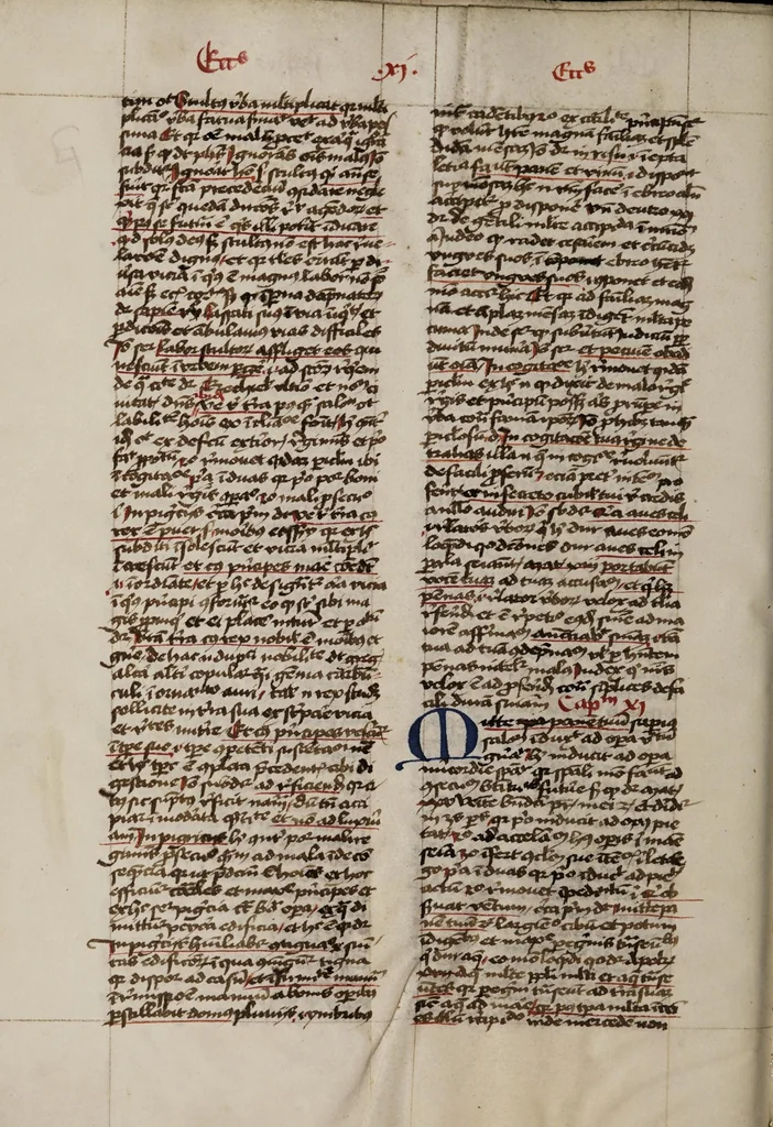 An illustration from [Postilla super totam bibliam : Parabolas, Ecclesiastes, Cantica canticorum. Prophetae minores], leaf 92