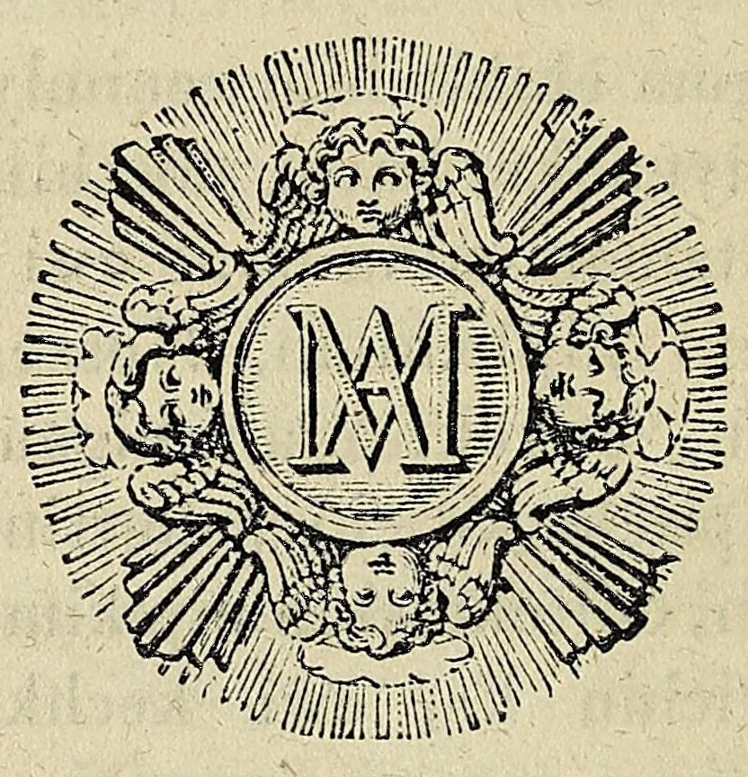An illustration from Potewatemi nememissinoikan ewiyowat nemadjik catholiques endjik, 1846, leaf 112