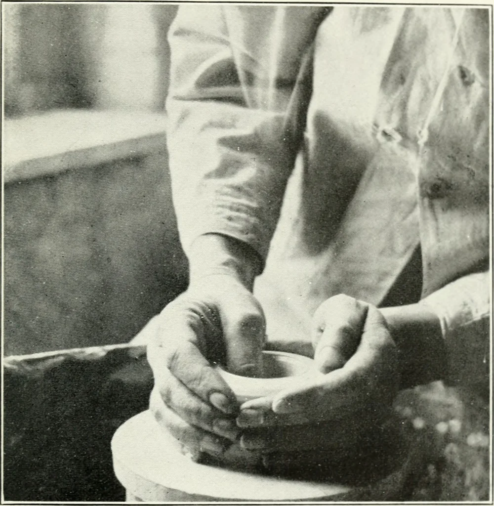 An illustration from The potter's craft: a practical guide for the studio and workshop, 1910, leaf 102