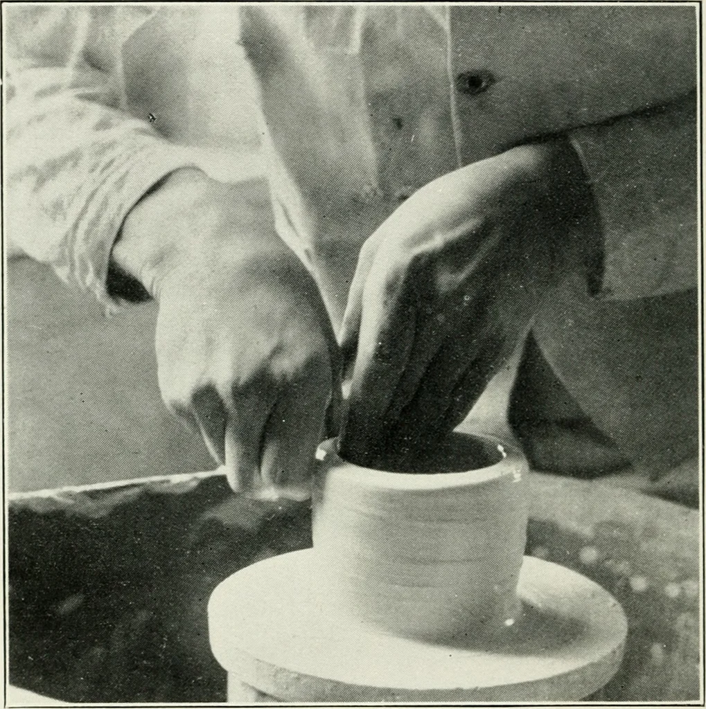An illustration from The potter's craft: a practical guide for the studio and workshop, 1910, leaf 103