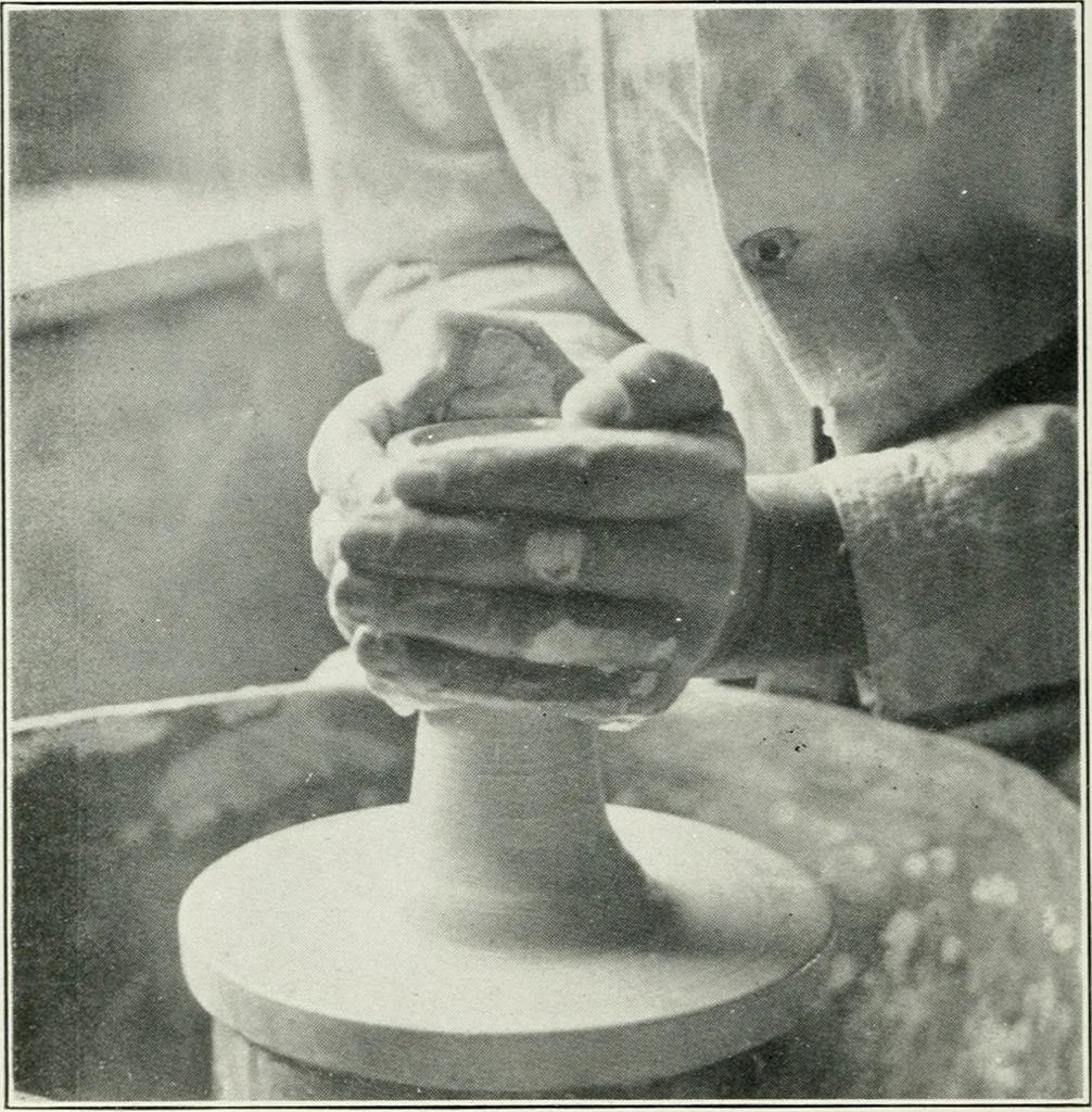 An illustration from The potter's craft: a practical guide for the studio and workshop, 1910, leaf 107