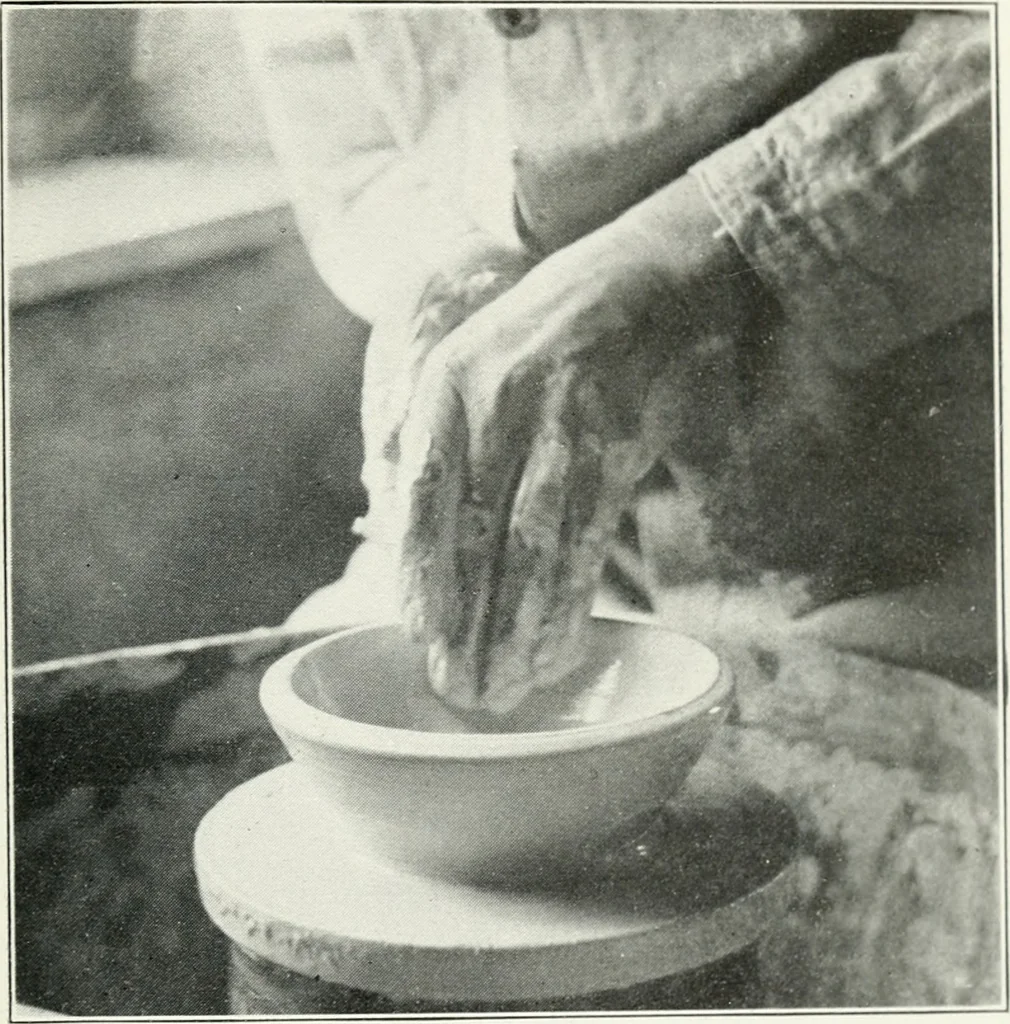 An illustration from The potter's craft: a practical guide for the studio and workshop, 1910, leaf 108
