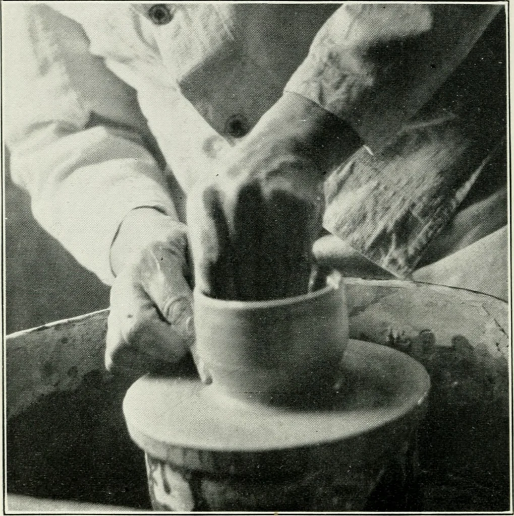 An illustration from The potter's craft: a practical guide for the studio and workshop, 1910, leaf 109