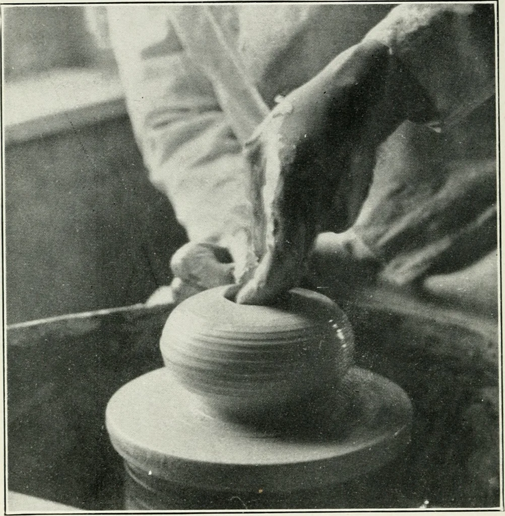 An illustration from The potter's craft: a practical guide for the studio and workshop, 1910, leaf 111