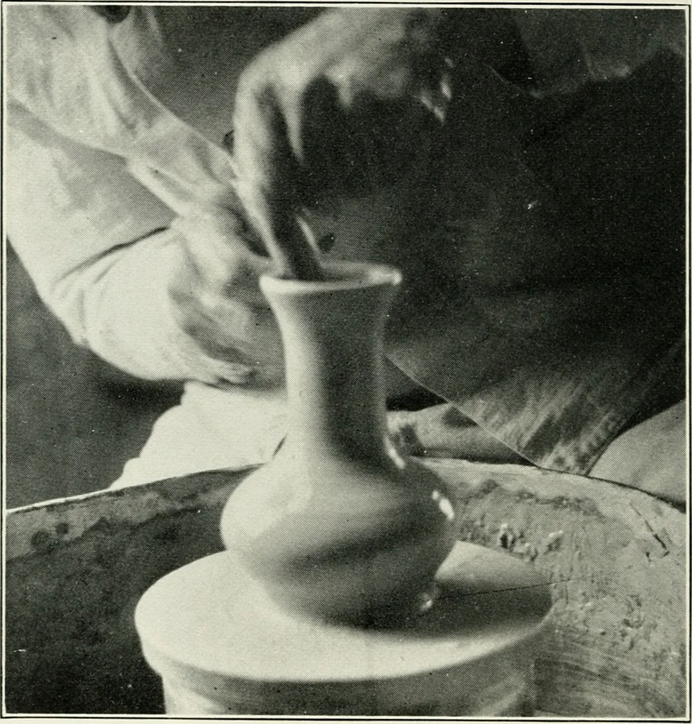 An illustration from The potter's craft: a practical guide for the studio and workshop, 1910, leaf 113