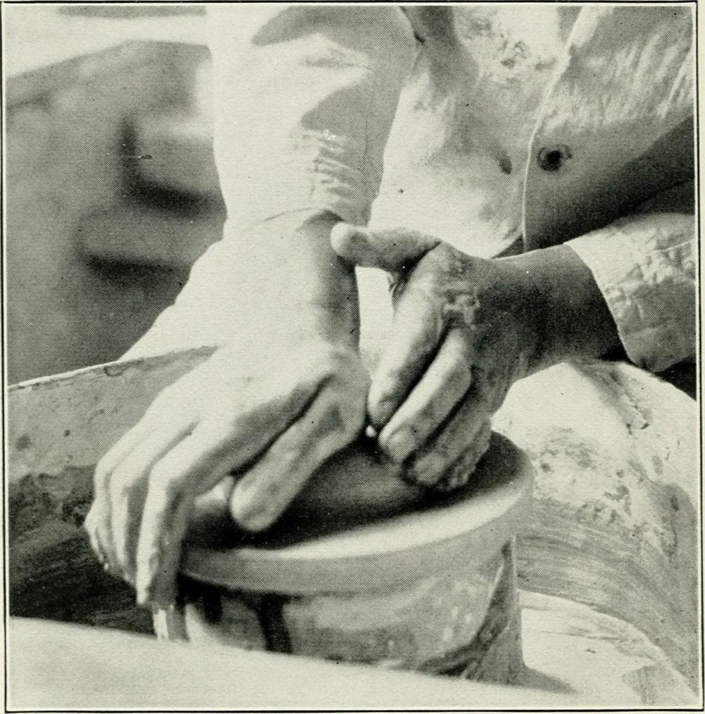 An illustration from The potter's craft: a practical guide for the studio and workshop, 1910, leaf 99