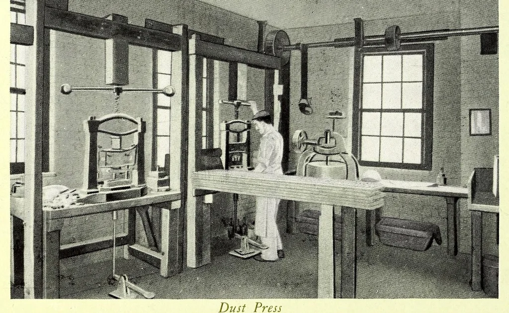 An illustration from Pottery. A history of the pottery industry and its evolution as applied to sanitation, with unique specimens and facsimile marks from ancient to modern foreign and American wares .., 1910, leaf 72