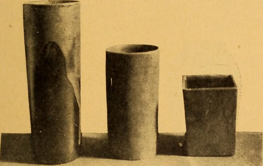An illustration from Pottery making: an illustrated text book on art pottery making for teachers and artists, 1914, leaf 16