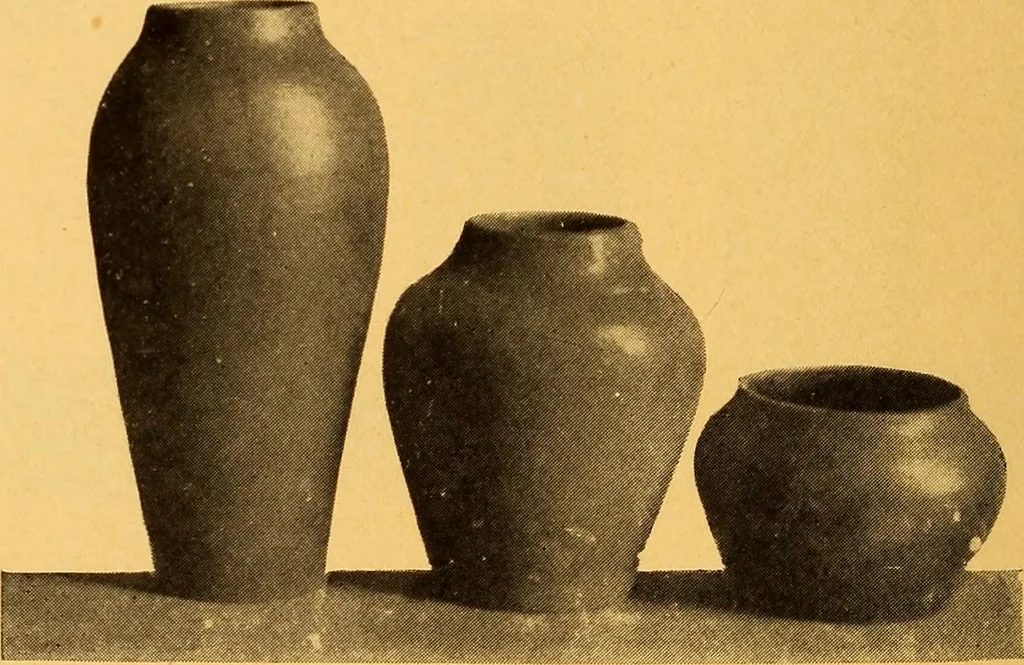 An illustration from Pottery making: an illustrated text book on art pottery making for teachers and artists, 1914, leaf 17
