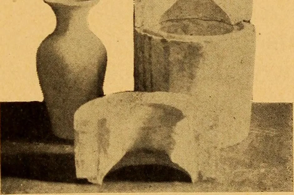 An illustration from Pottery making: an illustrated text book on art pottery making for teachers and artists, 1914, leaf 38