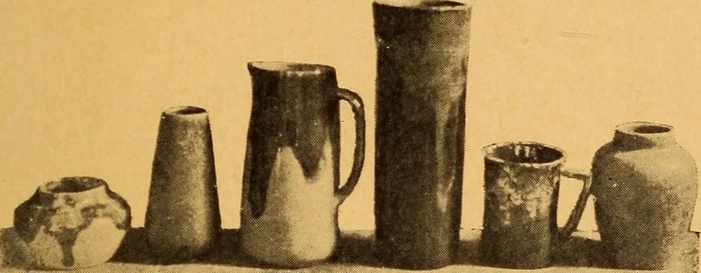 An illustration from Pottery making: an illustrated text book on art pottery making for teachers and artists, 1914, leaf 50