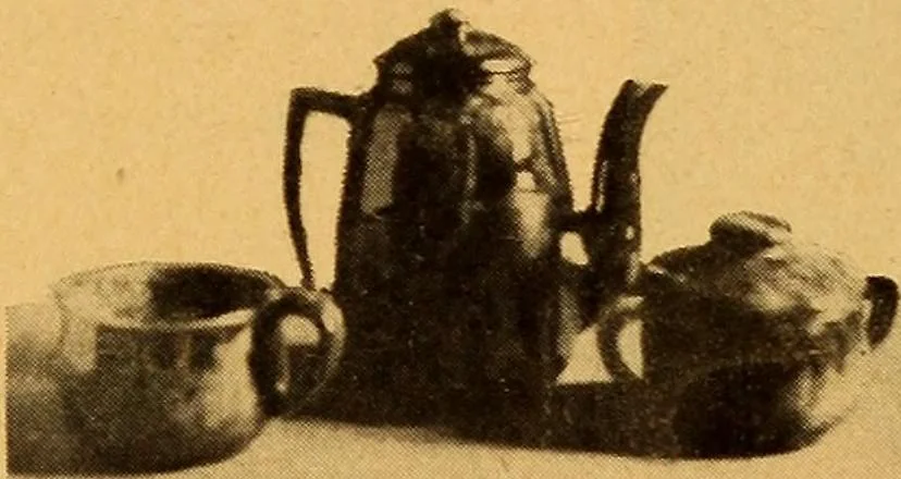 An illustration from Pottery making: an illustrated text book on art pottery making for teachers and artists, 1914, leaf 70
