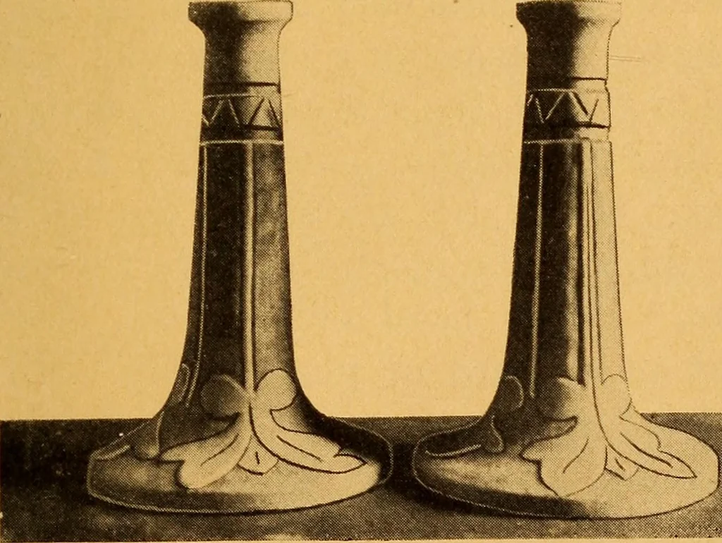 An illustration from Pottery making: an illustrated text book on art pottery making for teachers and artists, 1914, leaf 72