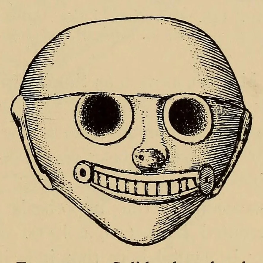 An illustration from Pottery of Costa Rica and Nicaragua, 1926, leaf 105