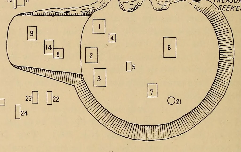 An illustration from Pottery of Costa Rica and Nicaragua, 1926, leaf 484