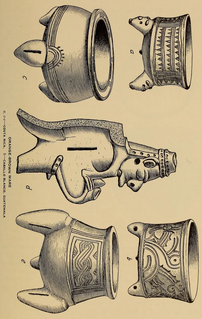 An illustration from Pottery of Costa Rica and Nicaragua, 1926, leaf 65