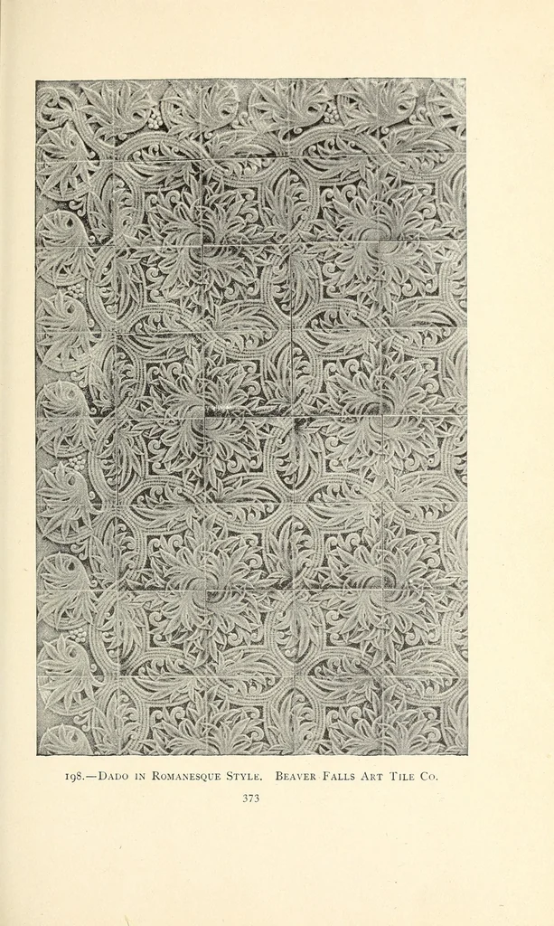 An illustration from The pottery and porcelain of the United States; an historical review of American ceramic art from the earliest times to the present day, 1901, leaf 407