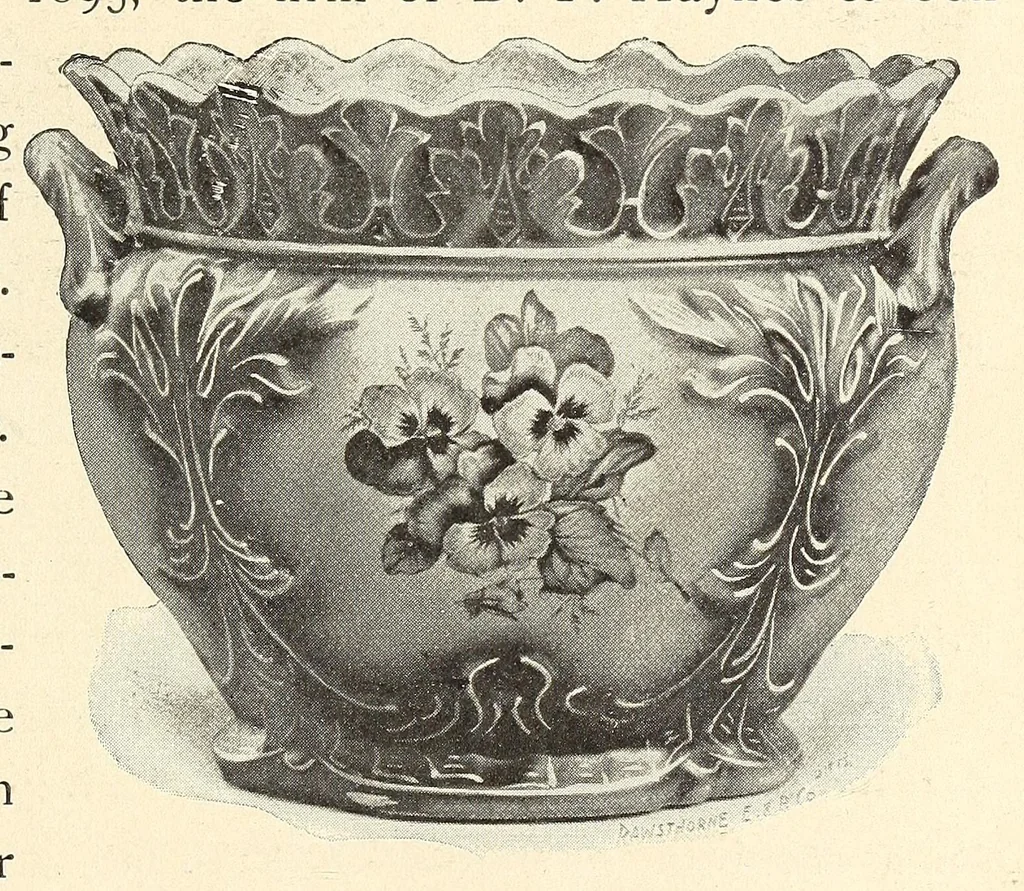 An illustration from The pottery and porcelain of the United States; an historical review of American ceramic art from the earliest times to the present day, 1901, leaf 517