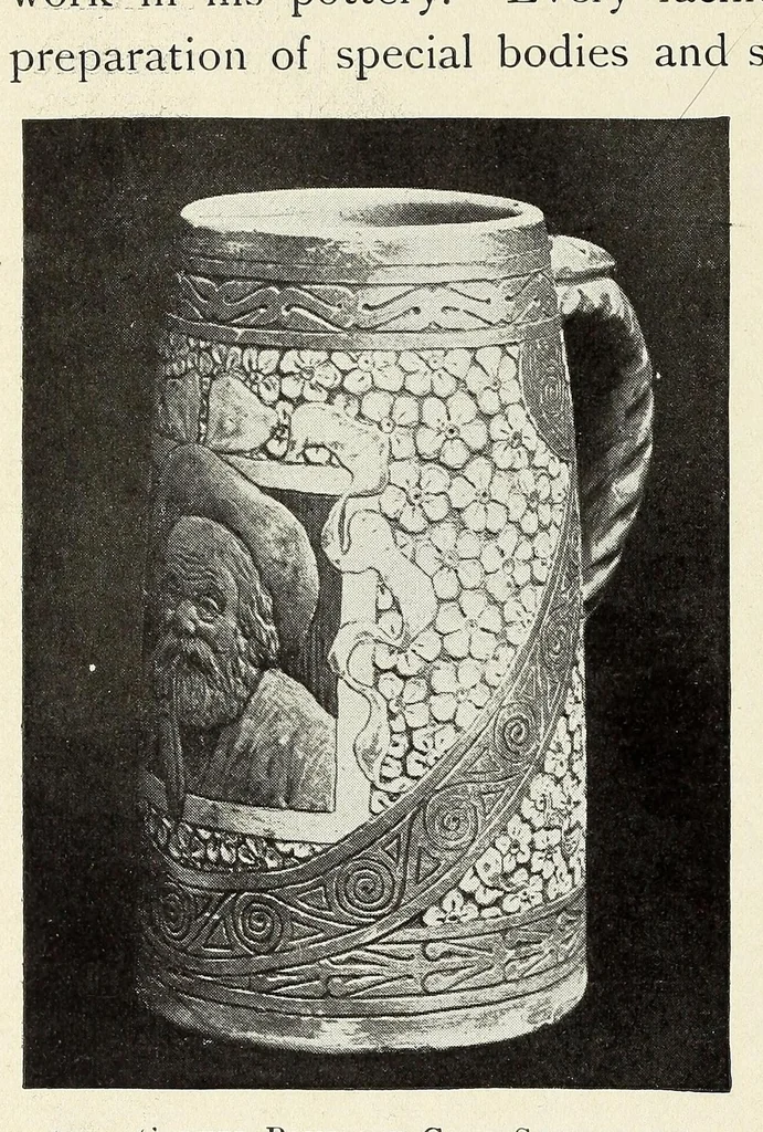 An illustration from The pottery and porcelain of the United States; an historical review of American ceramic art from the earliest times to the present day, 1901, leaf 542