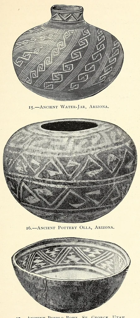 An illustration from The pottery and porcelain of the United States; an historical review of American ceramic art from the earliest times to the present day, 1901, leaf 69