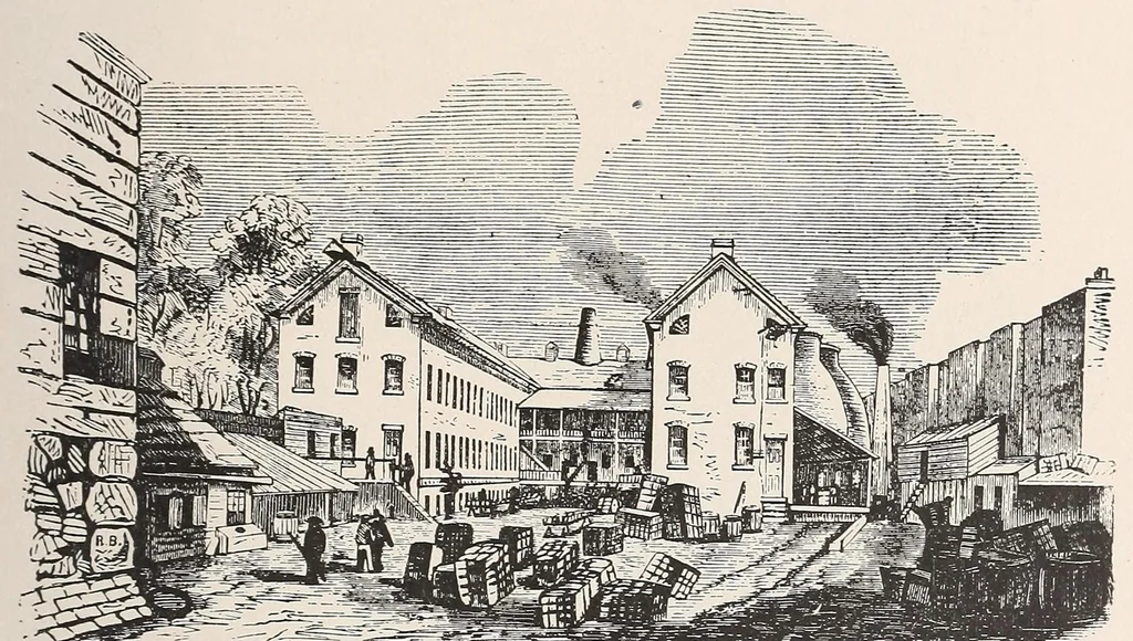 An illustration from The pottery and porcelain of the United States; an historical review of American ceramic art from the earliest times to the present day, 1893, leaf 147