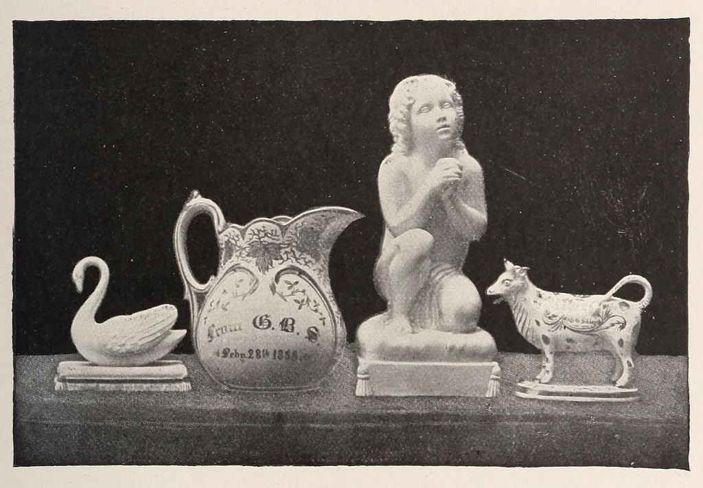 An illustration from The pottery and porcelain of the United States; an historical review of American ceramic art from the earliest times to the present day, 1893, leaf 197