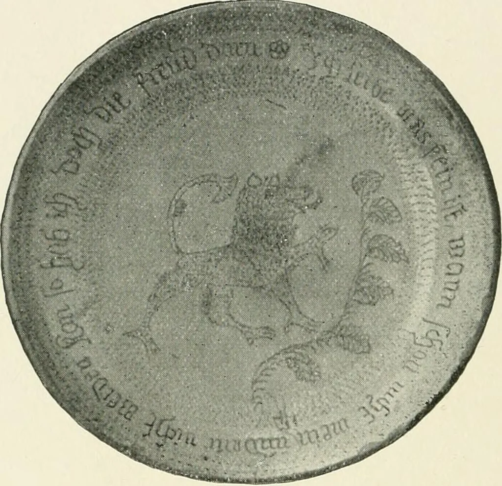 An illustration from The pottery and porcelain of the United States; an historical review of American ceramic art from the earliest times to the present day, 1893, leaf 107