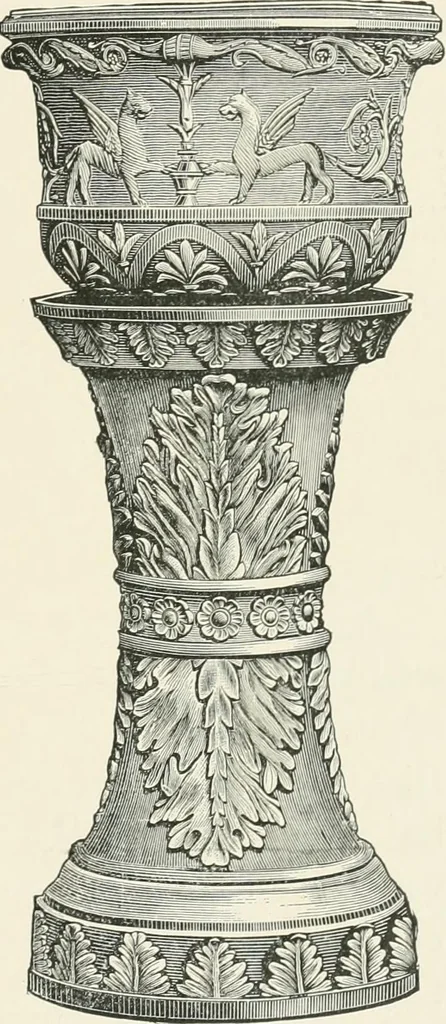 An illustration from The pottery and porcelain of the United States; an historical review of American ceramic art from the earliest times to the present day, 1893, leaf 114