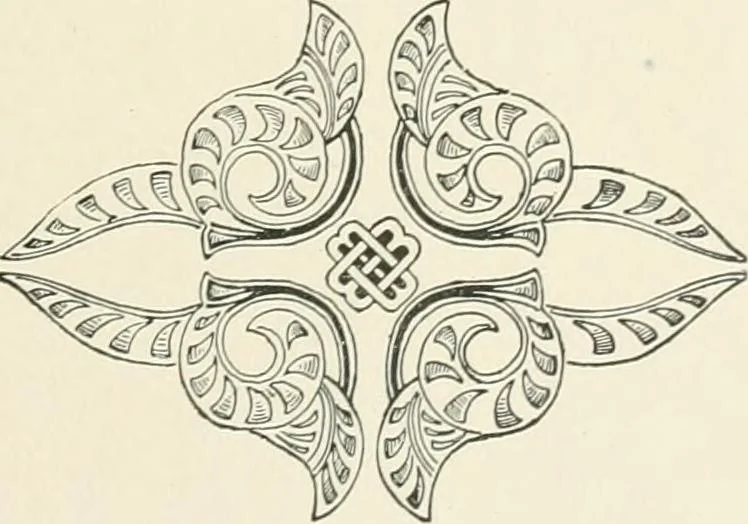 An illustration from The pottery and porcelain of the United States; an historical review of American ceramic art from the earliest times to the present day, 1893, leaf 12