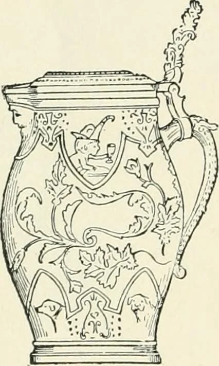 An illustration from The pottery and porcelain of the United States; an historical review of American ceramic art from the earliest times to the present day, 1893, leaf 139