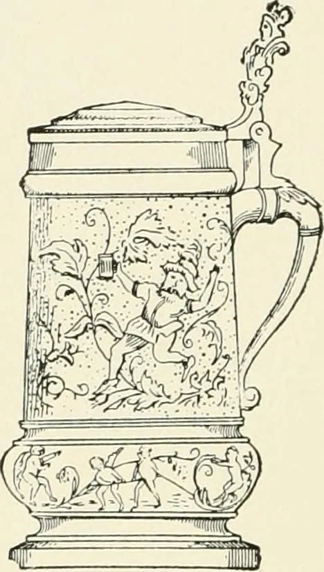 An illustration from The pottery and porcelain of the United States; an historical review of American ceramic art from the earliest times to the present day, 1893, leaf 139