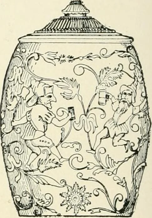 An illustration from The pottery and porcelain of the United States; an historical review of American ceramic art from the earliest times to the present day, 1893, leaf 139