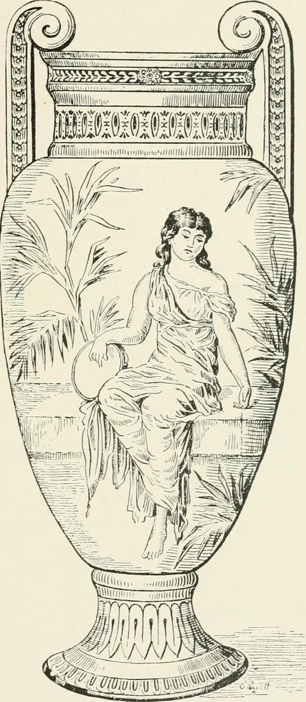 An illustration from The pottery and porcelain of the United States; an historical review of American ceramic art from the earliest times to the present day, 1893, leaf 148