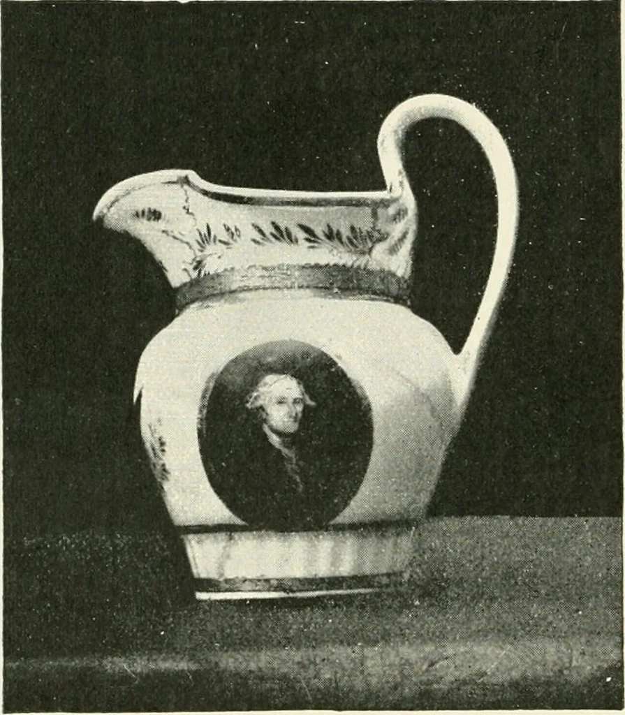 An illustration from The pottery and porcelain of the United States; an historical review of American ceramic art from the earliest times to the present day, 1893, leaf 161