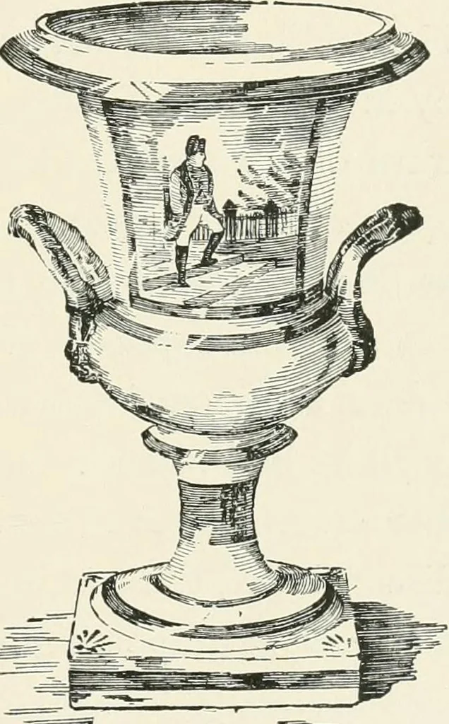 An illustration from The pottery and porcelain of the United States; an historical review of American ceramic art from the earliest times to the present day, 1893, leaf 162