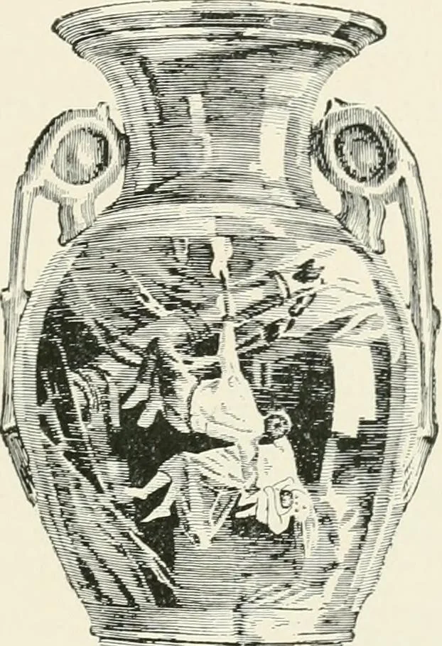 An illustration from The pottery and porcelain of the United States; an historical review of American ceramic art from the earliest times to the present day, 1893, leaf 168