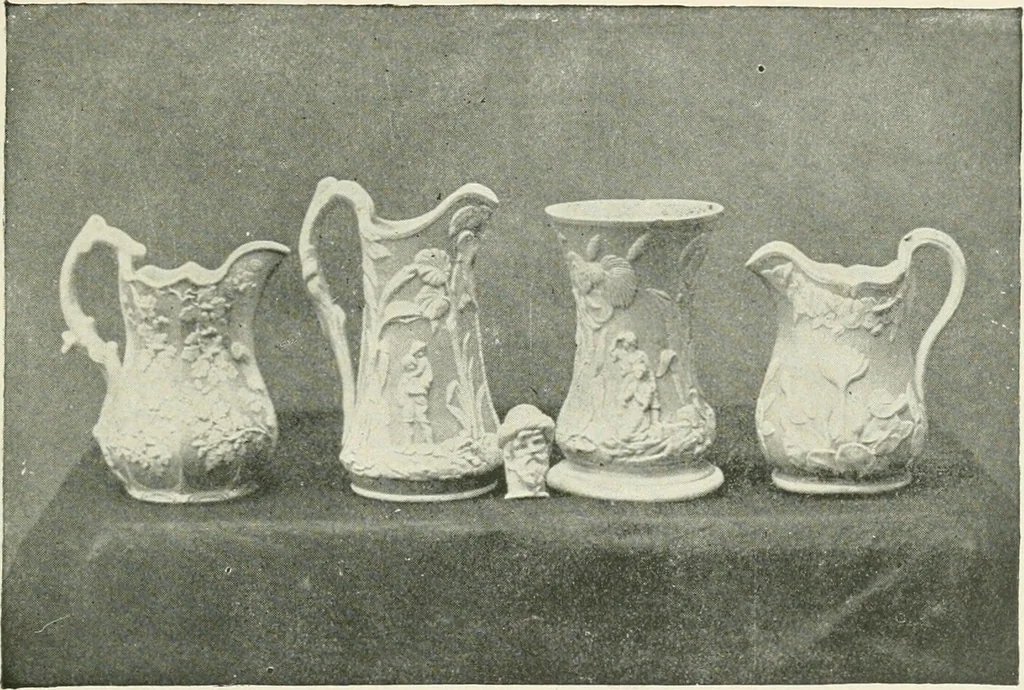 An illustration from The pottery and porcelain of the United States; an historical review of American ceramic art from the earliest times to the present day, 1893, leaf 192