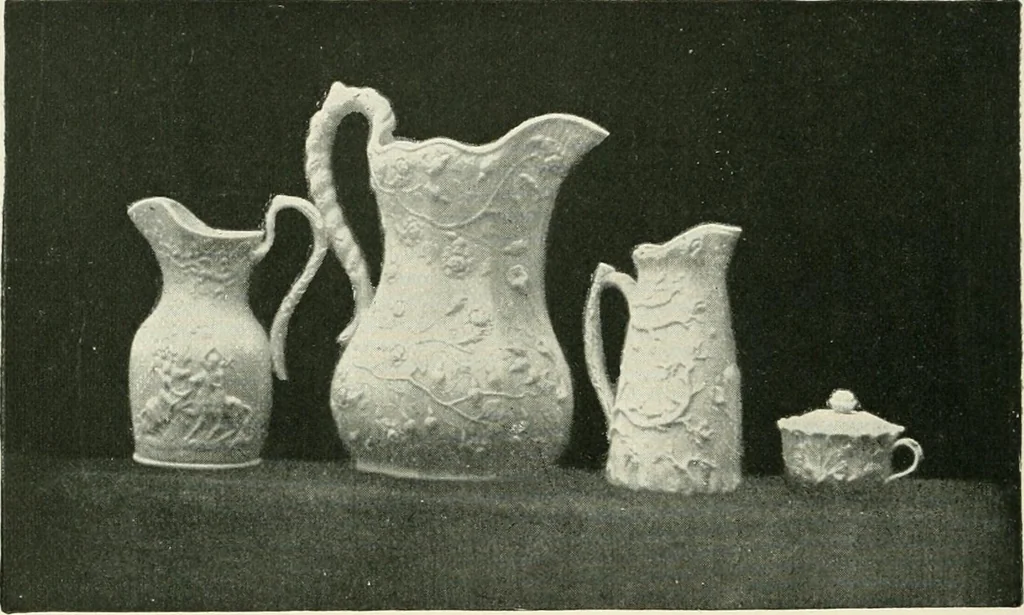 An illustration from The pottery and porcelain of the United States; an historical review of American ceramic art from the earliest times to the present day, 1893, leaf 193
