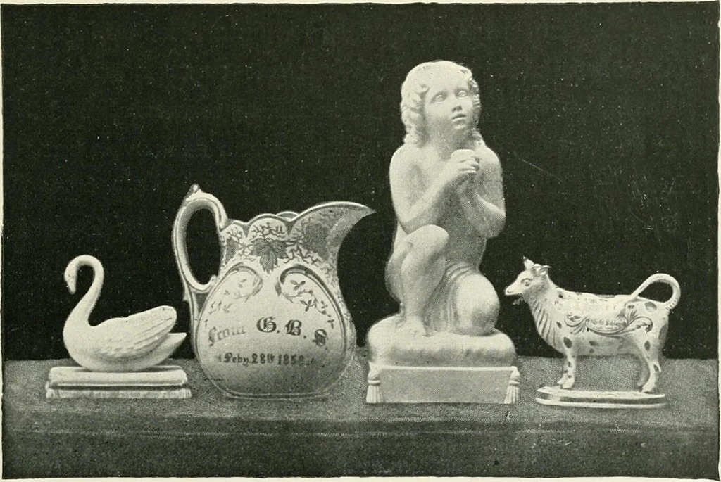 An illustration from The pottery and porcelain of the United States; an historical review of American ceramic art from the earliest times to the present day, 1893, leaf 194