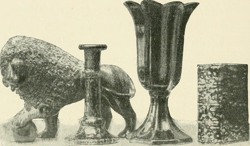 An illustration from The pottery and porcelain of the United States; an historical review of American ceramic art from the earliest times to the present day, 1893, leaf 199