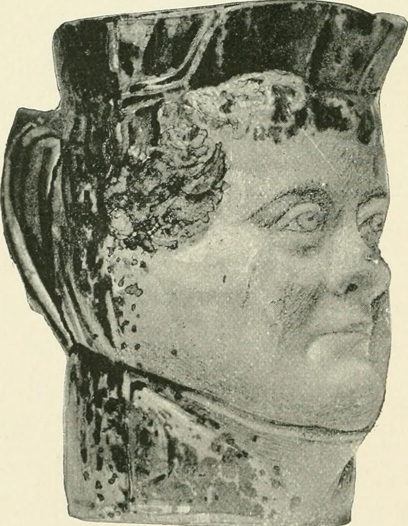 An illustration from The pottery and porcelain of the United States; an historical review of American ceramic art from the earliest times to the present day, 1893, leaf 201