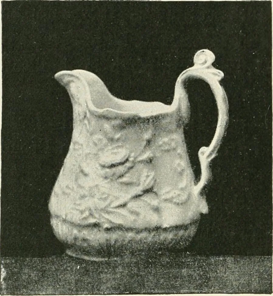 An illustration from The pottery and porcelain of the United States; an historical review of American ceramic art from the earliest times to the present day, 1893, leaf 209
