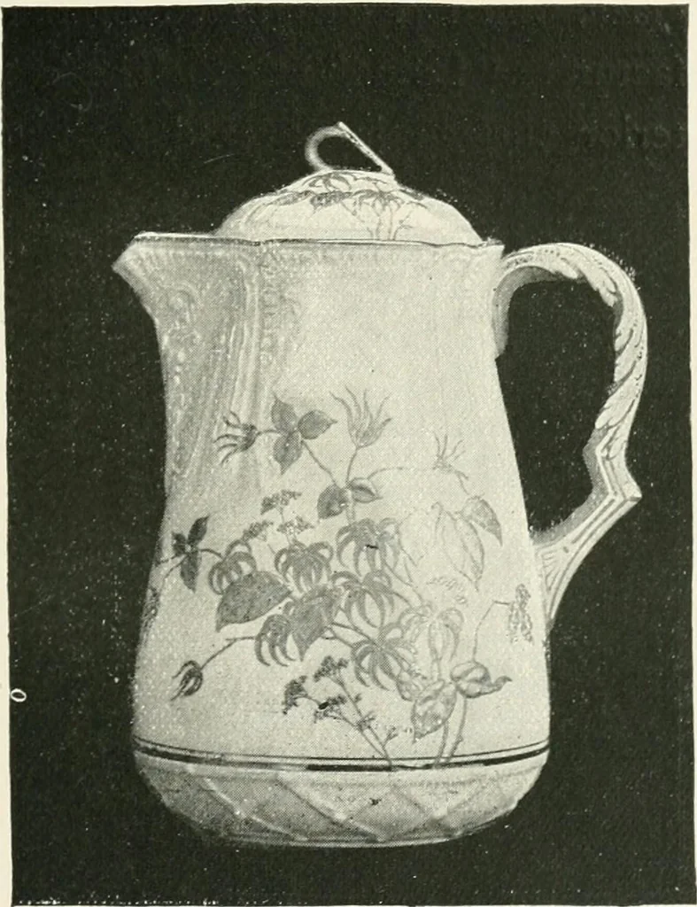 An illustration from The pottery and porcelain of the United States; an historical review of American ceramic art from the earliest times to the present day, 1893, leaf 228