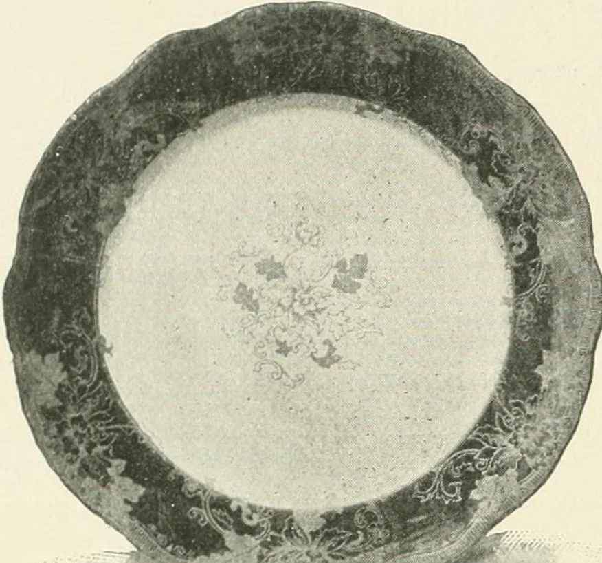 An illustration from The pottery and porcelain of the United States; an historical review of American ceramic art from the earliest times to the present day, 1893, leaf 255
