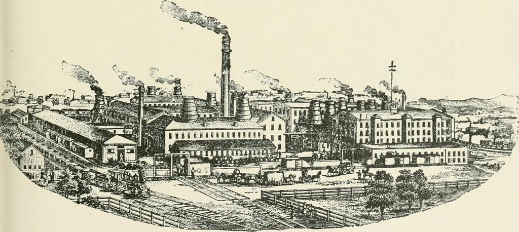 An illustration from The pottery and porcelain of the United States; an historical review of American ceramic art from the earliest times to the present day, 1893, leaf 260